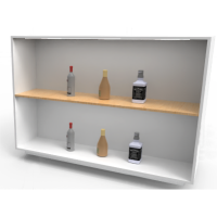 mueble con luz