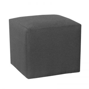 pouf cuadrado gris oscuro modula